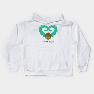 Illaoi heart- With text Kids Hoodie